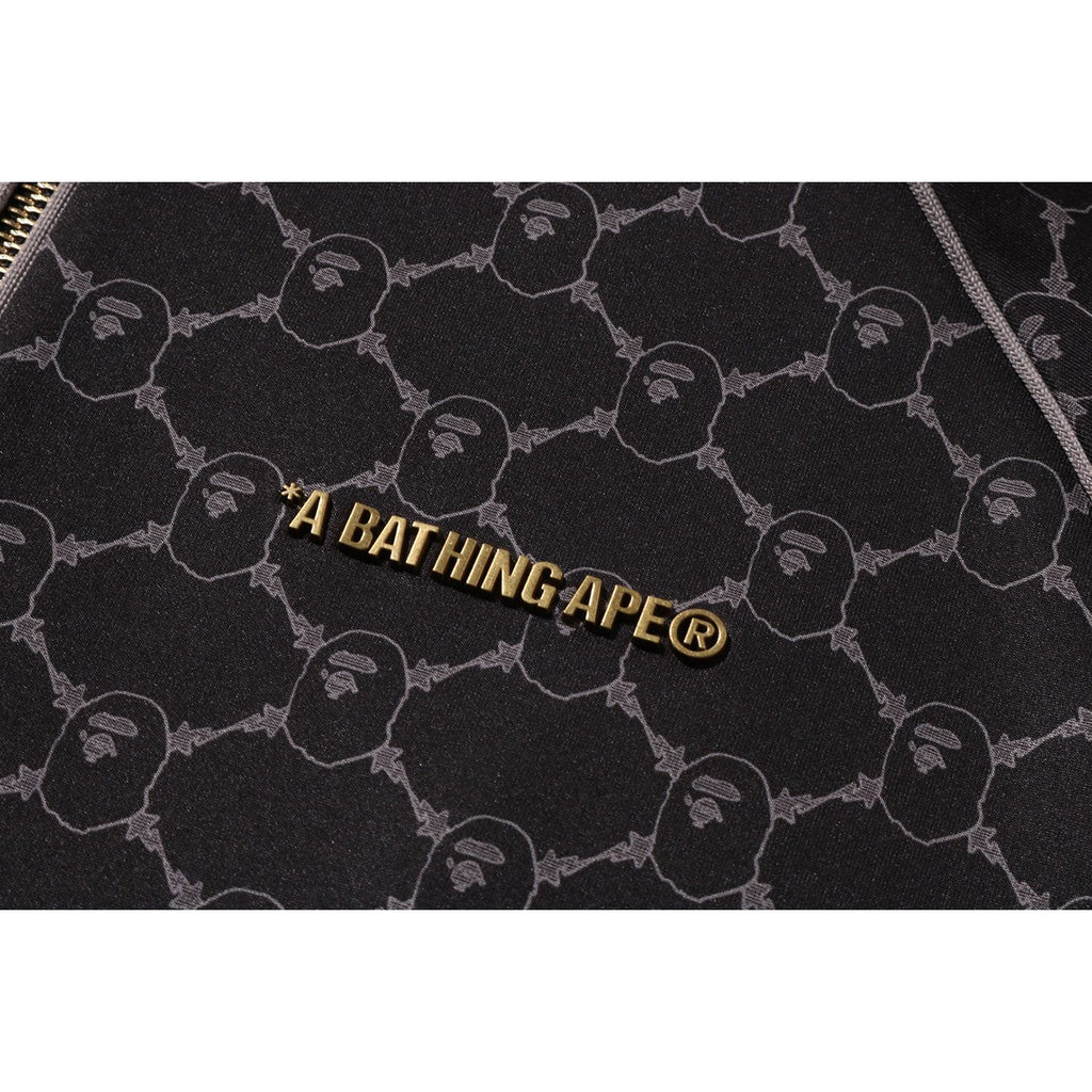 BAPE COLLEGE MONOGRAM LOGO RELAXED FIT TRACK JACKET MENS