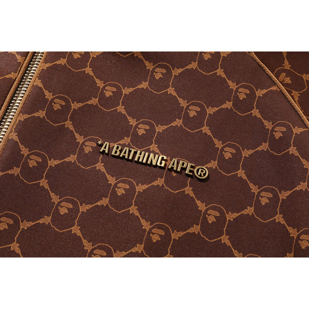BAPE COLLEGE MONOGRAM LOGO RELAXED FIT TRACK JACKET MENS