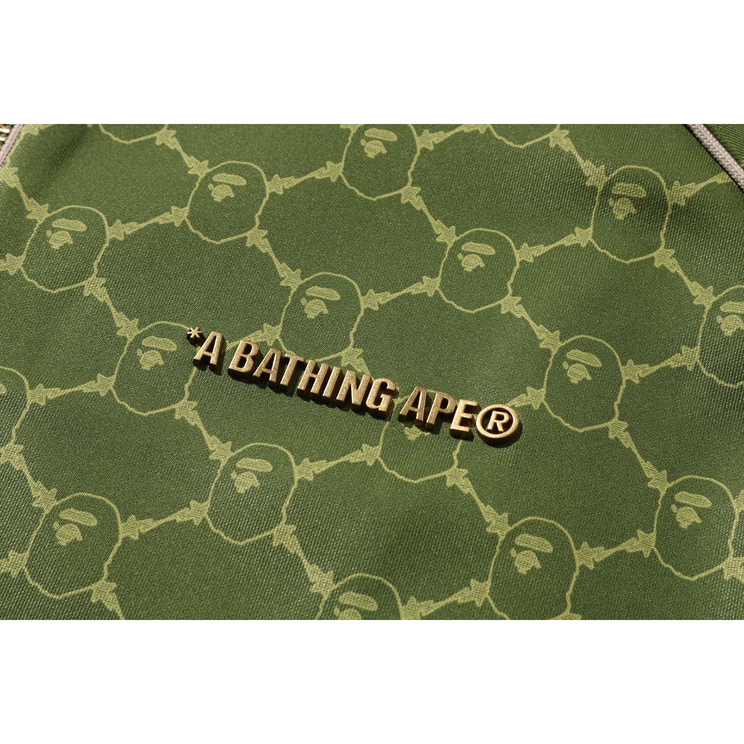 BAPE COLLEGE MONOGRAM LOGO RELAXED FIT TRACK JACKET MENS
