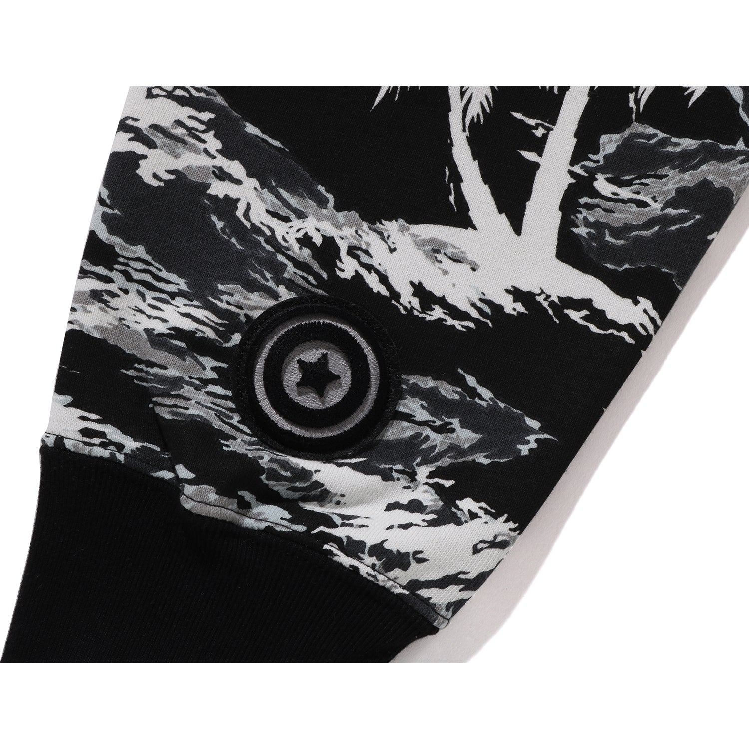 BAPE PALM TREE CAMO RELAXED FIT SHARK FULL ZIP HOODIE MENS