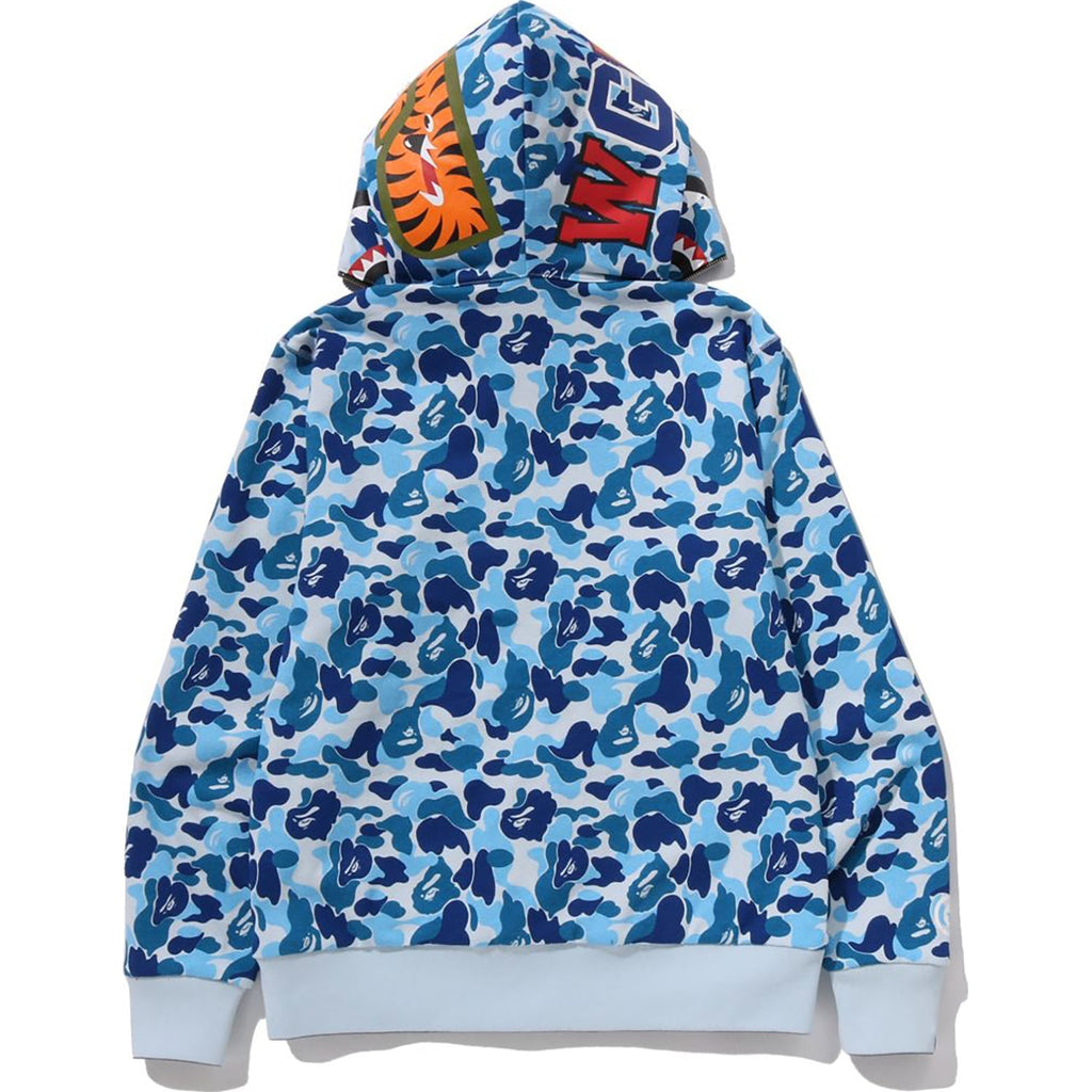 BAPE ABC CAMO REVERSIBLE SHARK FULL ZIP HOODIE MENS