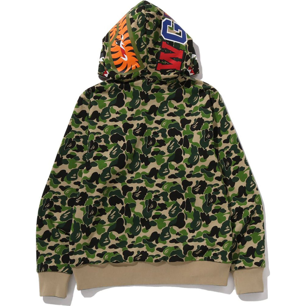 BAPE ABC CAMO REVERSIBLE SHARK FULL ZIP HOODIE MENS