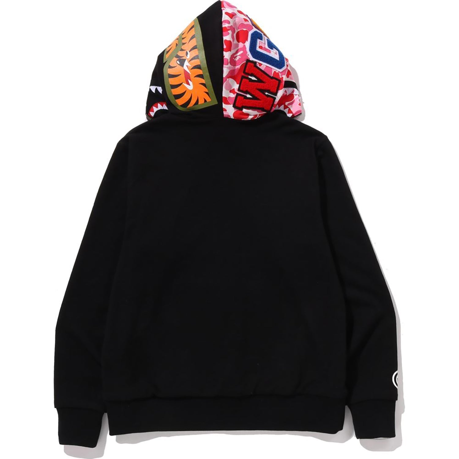 BAPE ABC CAMO REVERSIBLE SHARK FULL ZIP HOODIE MENS