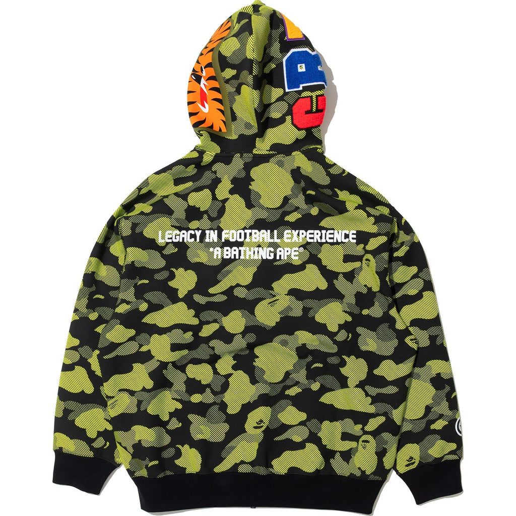 BAPE X CR7 LIFE LOGO RELAXED FIT SHARK FULL ZIP HOODIE M #1 MENS