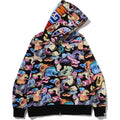 BAPE ART CAMO SHARK FULL ZIP HOODIE MENS