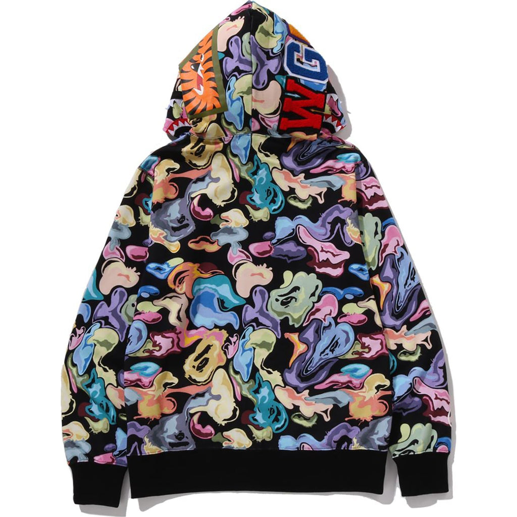 BAPE ART CAMO SHARK FULL ZIP HOODIE MENS