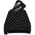BAPE ABC DOT SHARK FULL ZIP HOODIE MENS