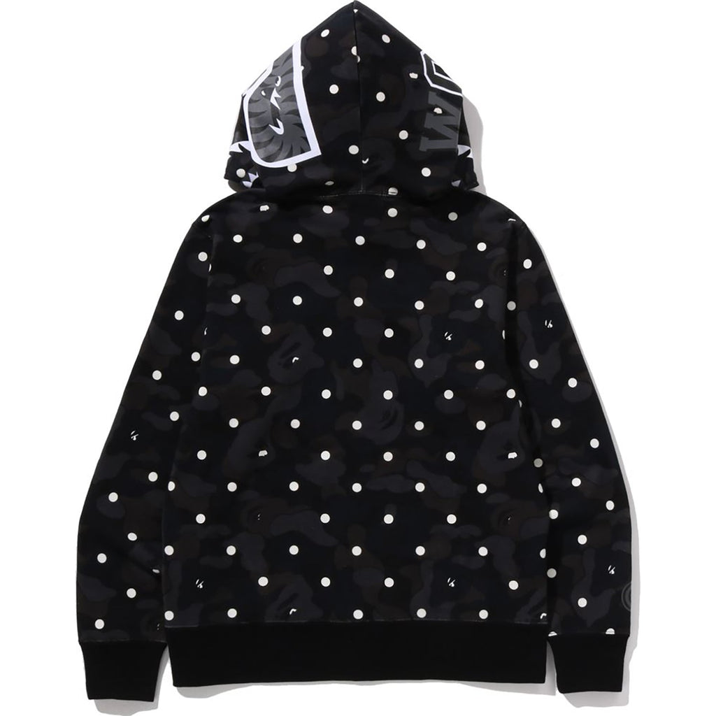 BAPE ABC DOT SHARK FULL ZIP HOODIE MENS