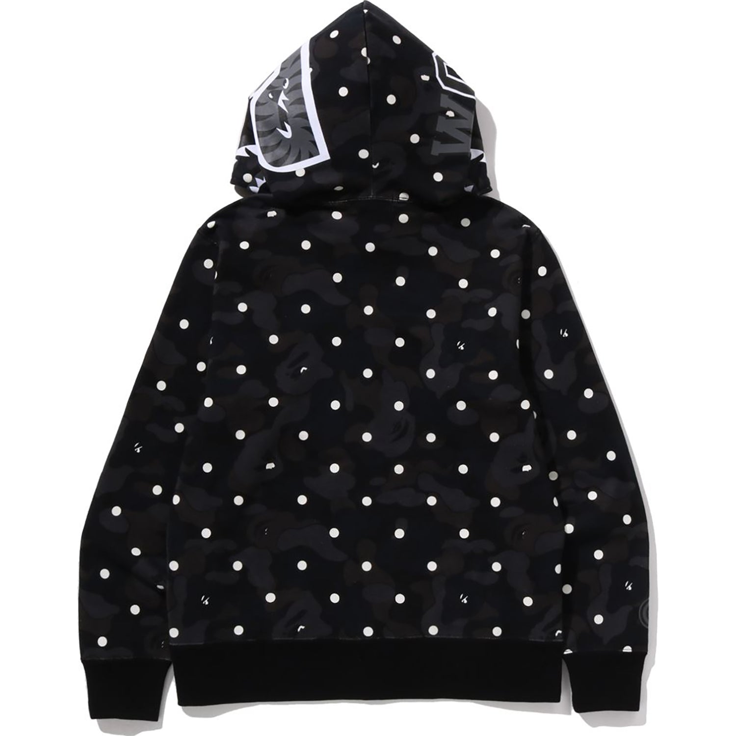 BAPE ABC DOT SHARK FULL ZIP HOODIE MENS