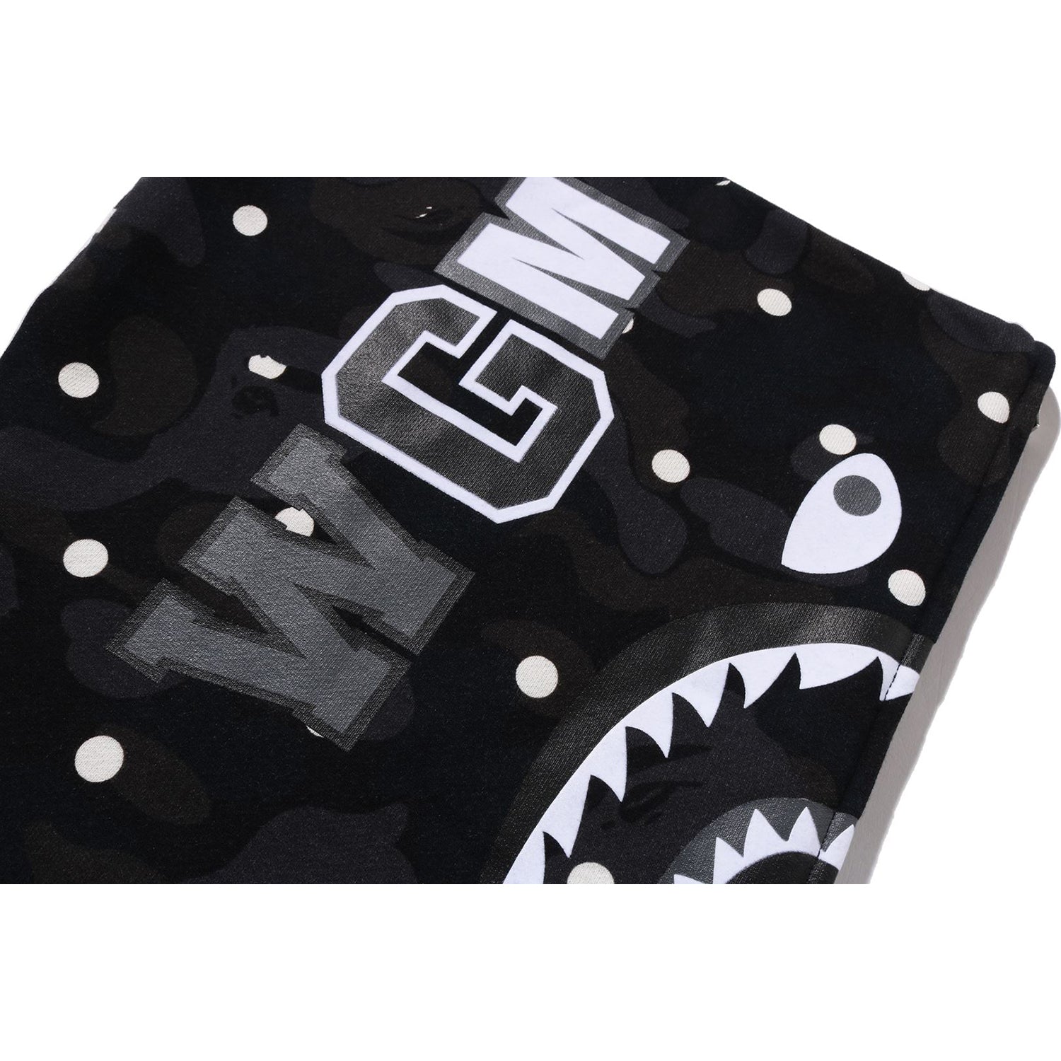 BAPE ABC DOT SHARK FULL ZIP HOODIE MENS
