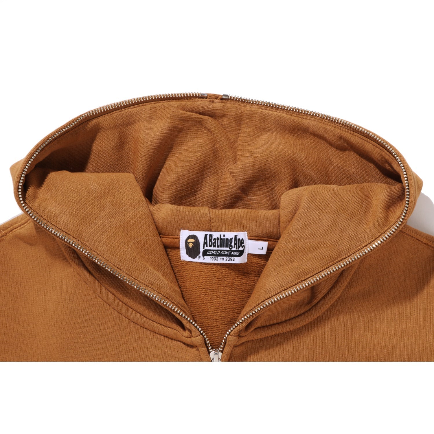 BAPE ONE POINT FULL ZIP HOODIE MENS