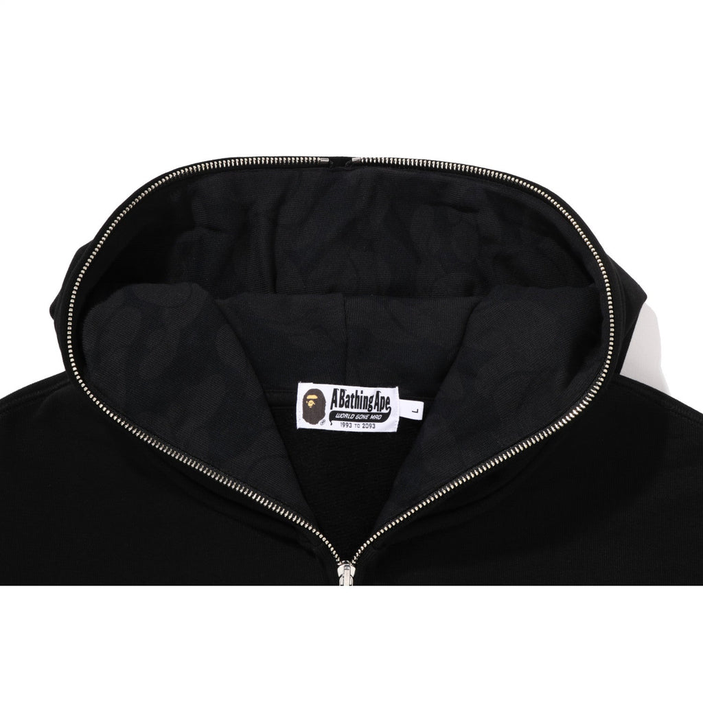BAPE ONE POINT FULL ZIP HOODIE MENS
