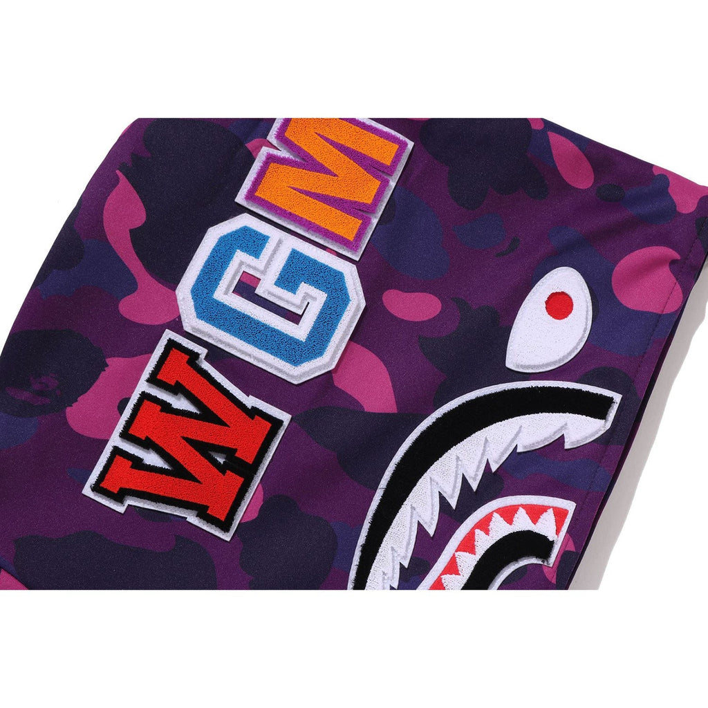BAPE COLOR CAMO SHARK RELAXED FIT HOODIE TRACK JACKET MENS