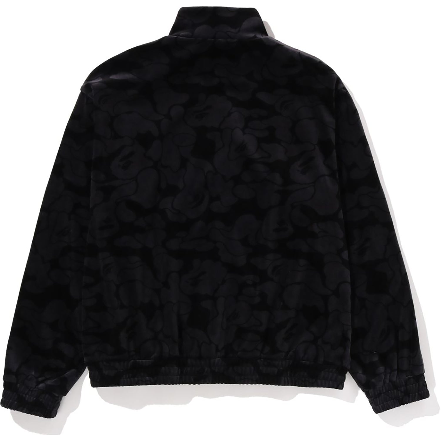 BAPE SOLID CAMO VELOUR METAL ONE POINT RELAXED FIT TRACK JACKET MENS