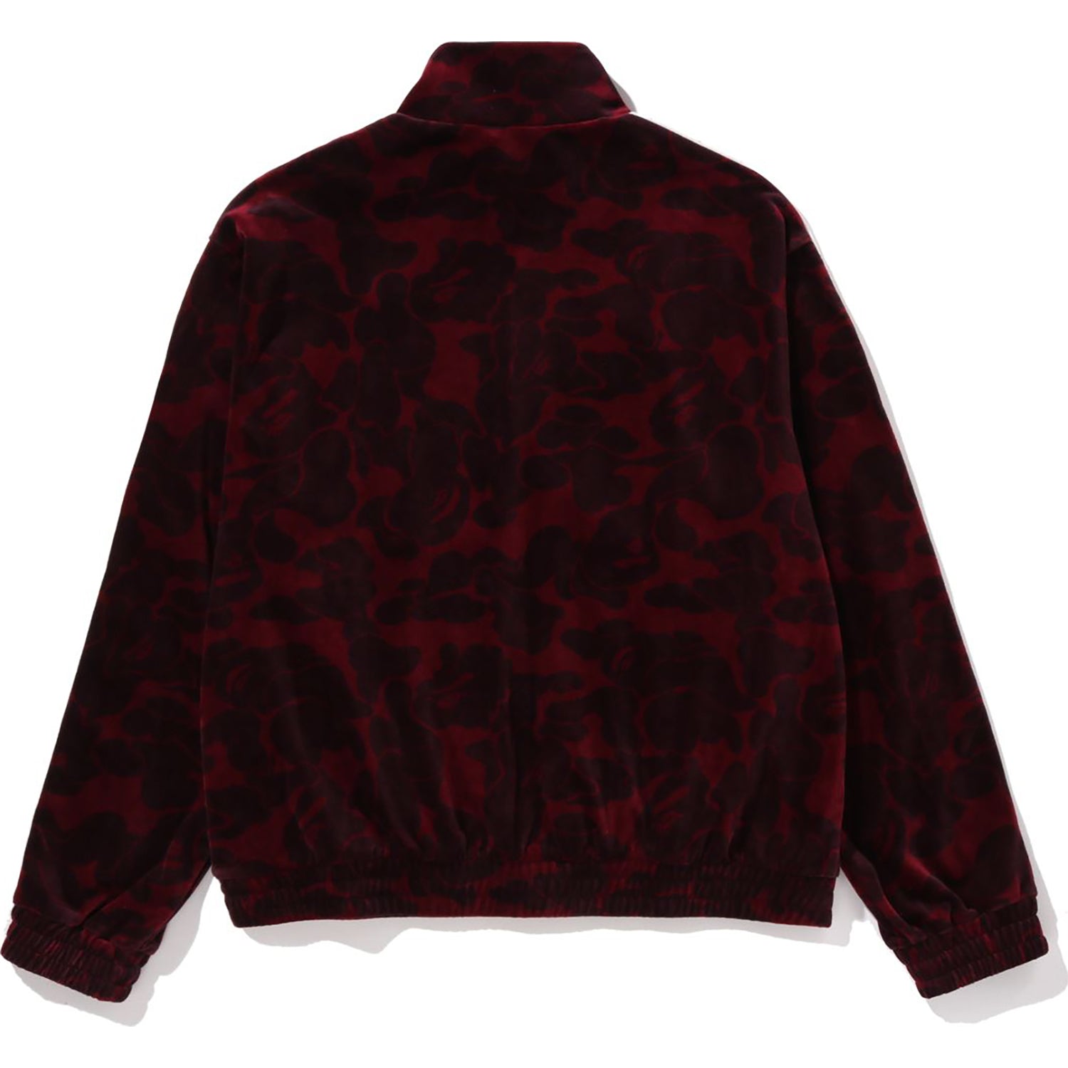 BAPE SOLID CAMO VELOUR METAL ONE POINT RELAXED FIT TRACK JACKET MENS