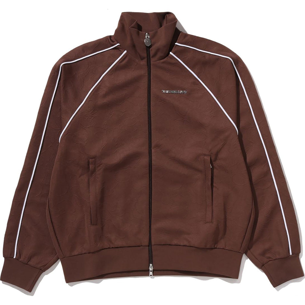 BAPE LINE CAMO JACQUARD METAL LOGO RELAXED FIT TRACK JACKET MENS