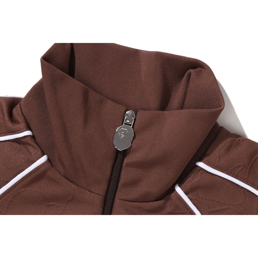 BAPE LINE CAMO JACQUARD METAL LOGO RELAXED FIT TRACK JACKET MENS