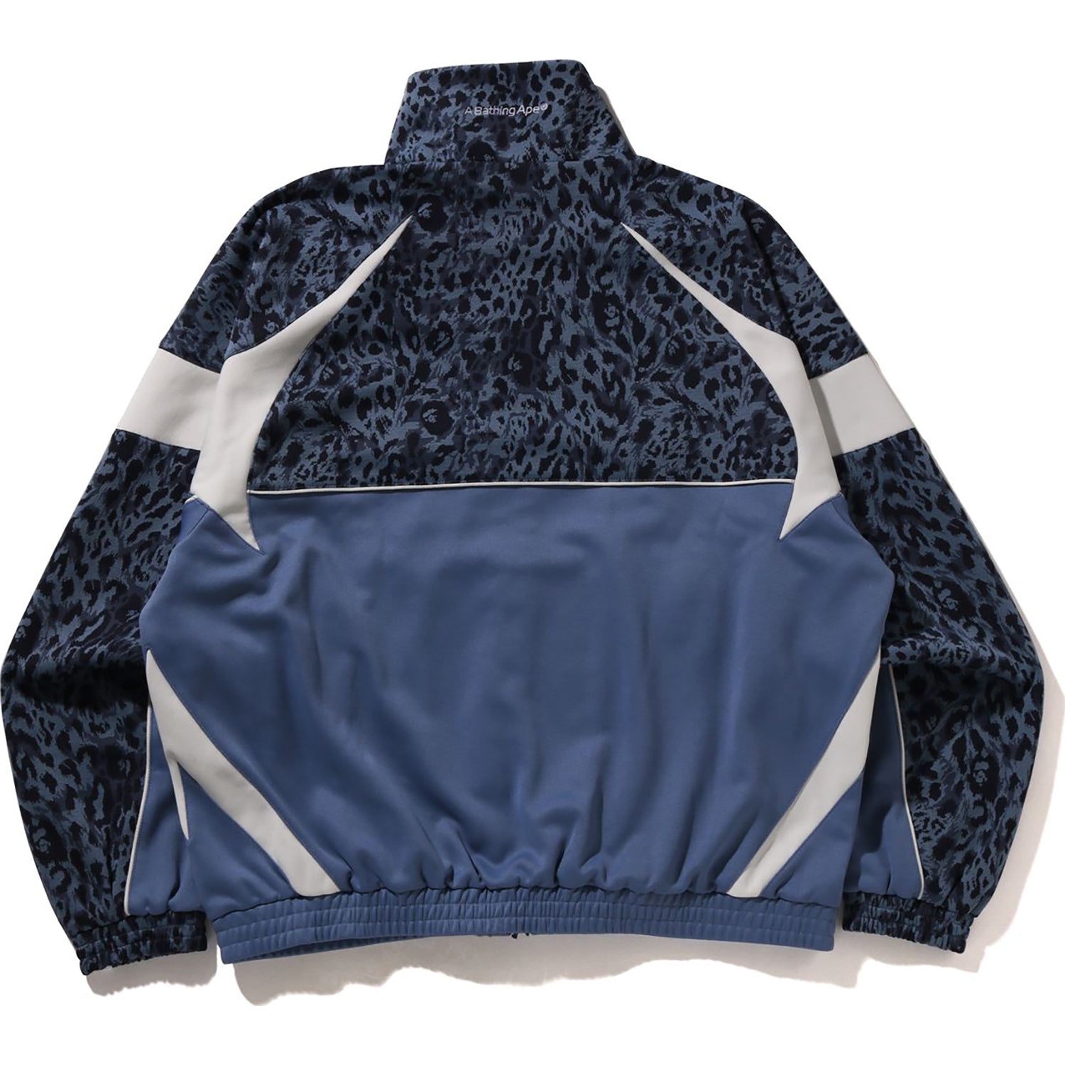 BAPE WILD LEOPARD PATTERN RELAXED FIT TRACK JACKET MENS