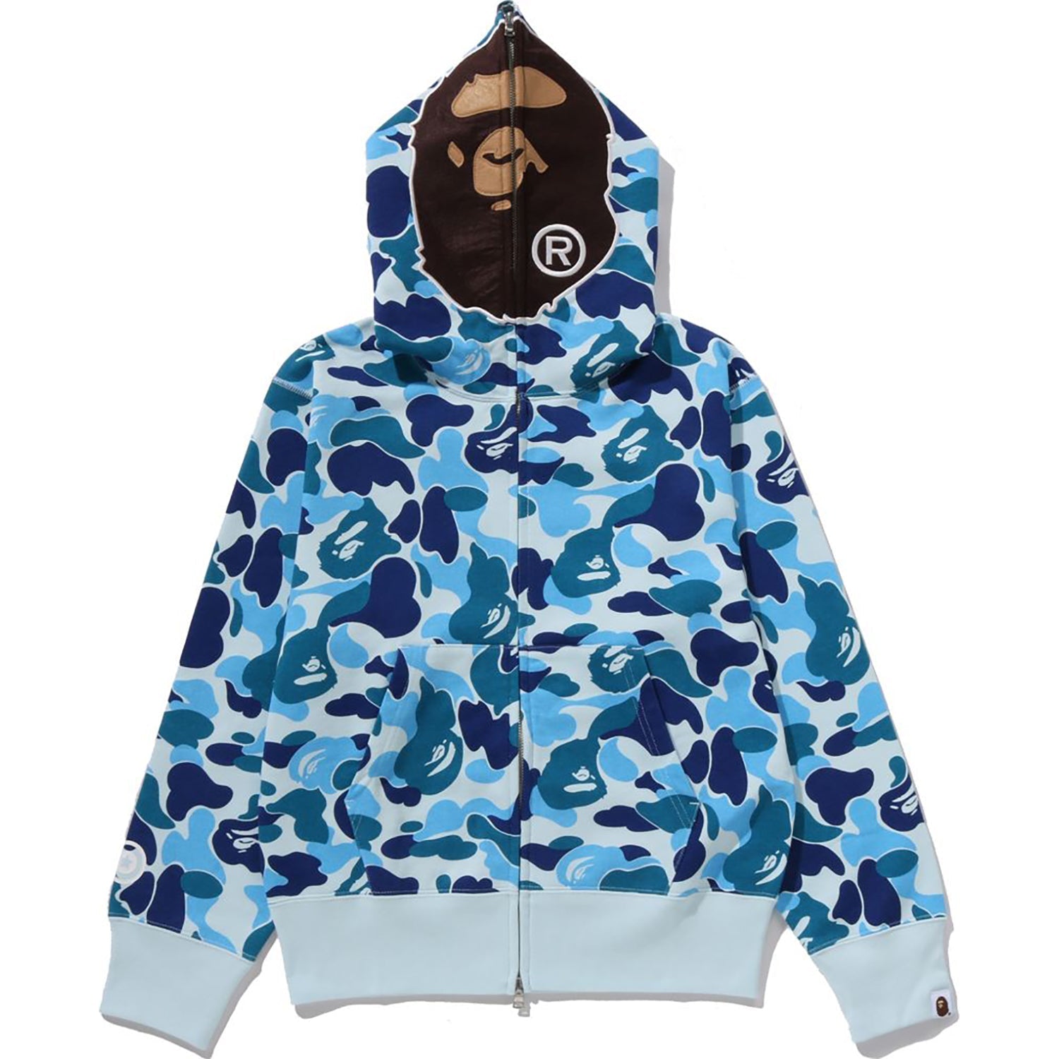 BAPE ABC CAMO 2ND APE FULL ZIP HOODIE LADIES