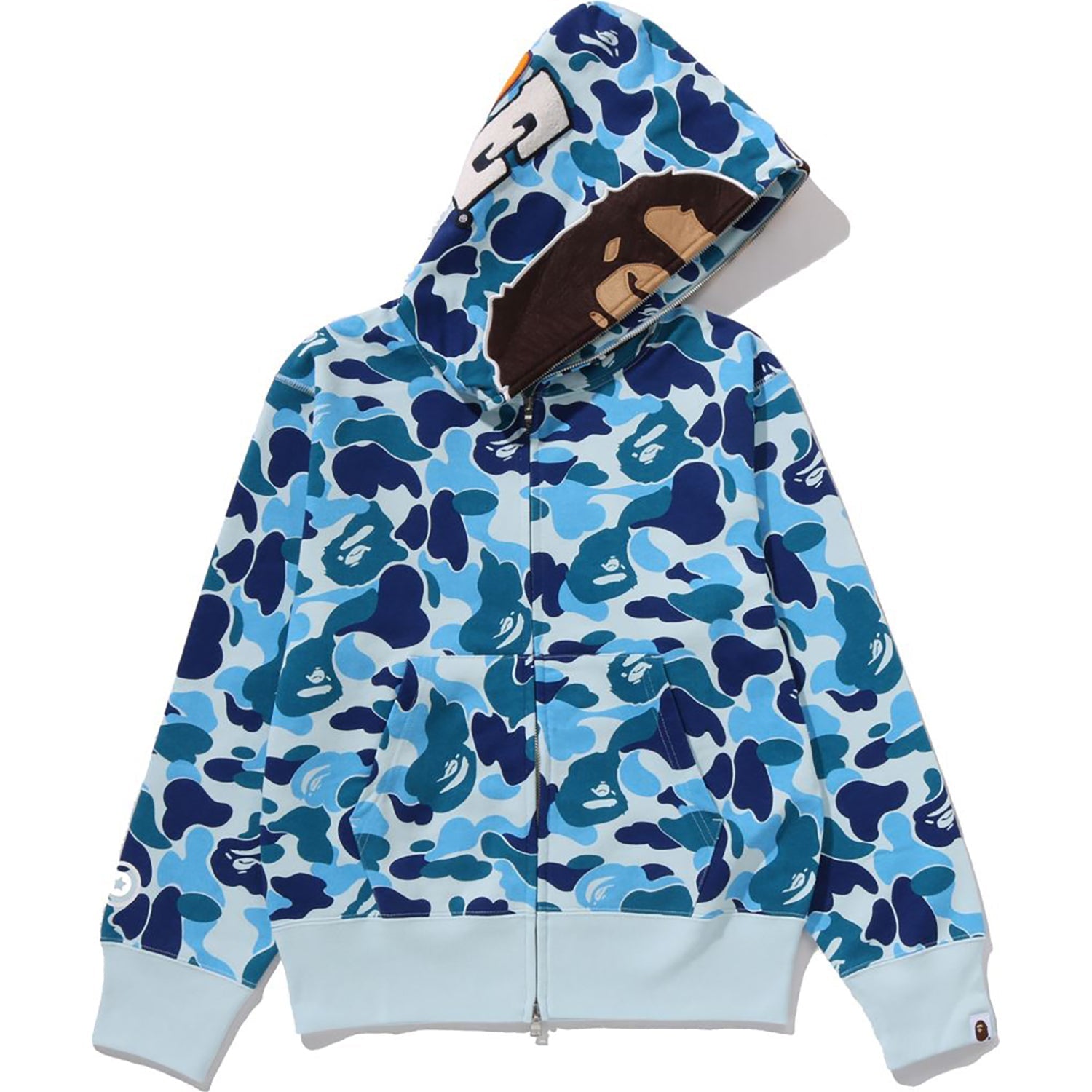 BAPE ABC CAMO 2ND APE FULL ZIP HOODIE LADIES