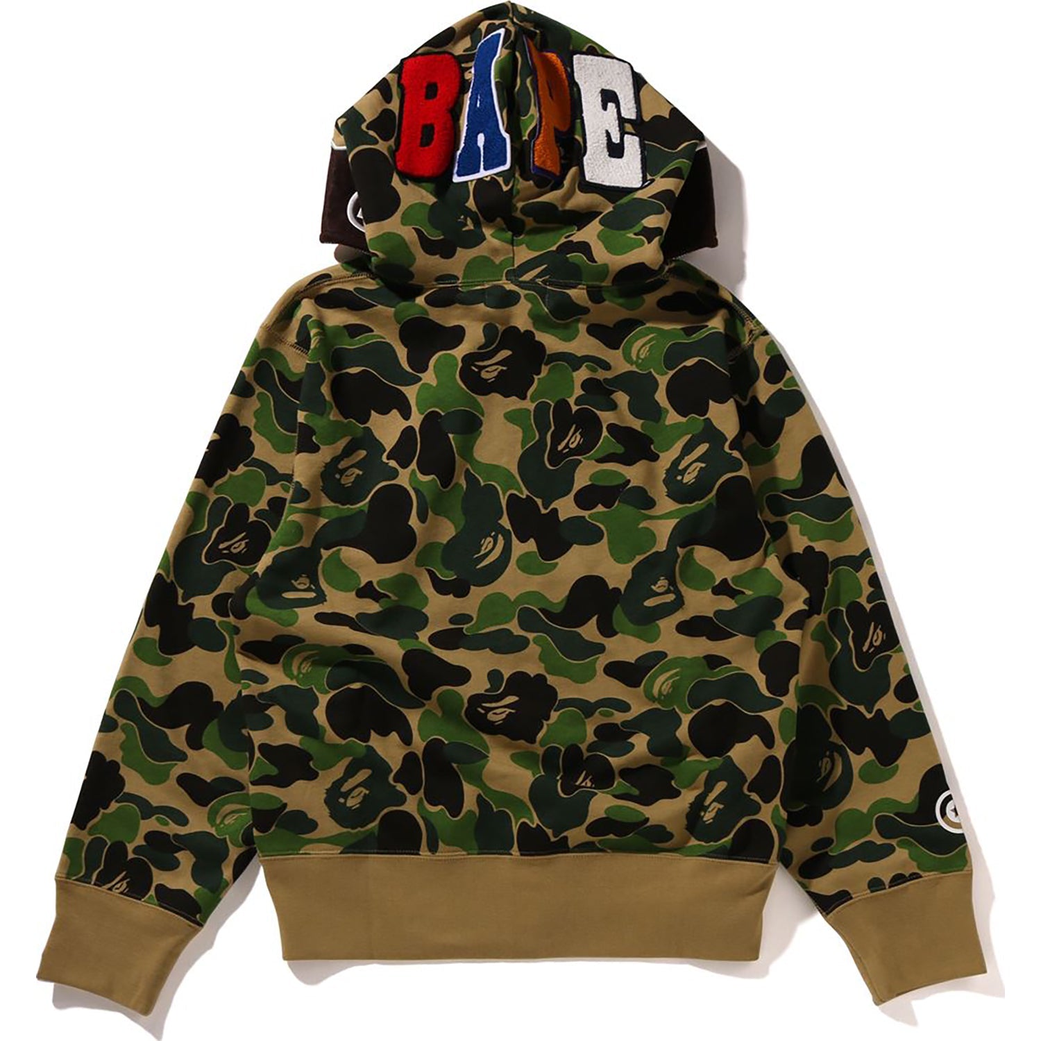 BAPE ABC CAMO 2ND APE FULL ZIP HOODIE LADIES