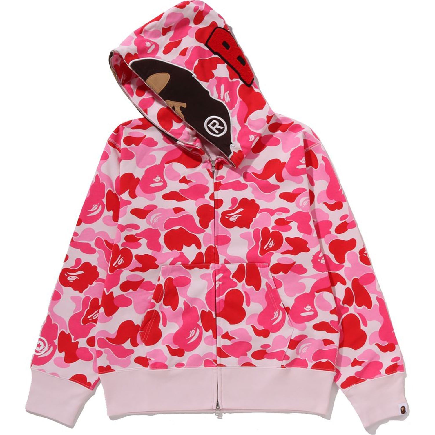 BAPE ABC CAMO 2ND APE FULL ZIP HOODIE LADIES