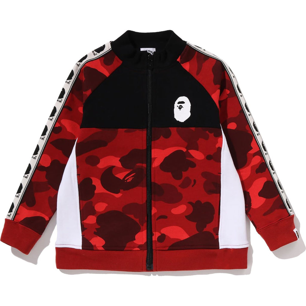 BAPE COLOR CAMO TAPE TRACK JACKET KIDS