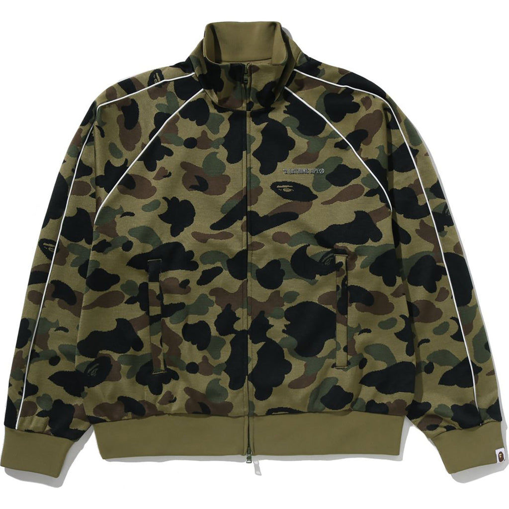 BAPE 1ST CAMO LOGO RELAXED FIT TRACK JACKET MENS
