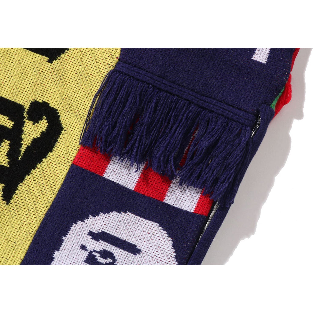 BAPE SCARF PATTERN REGULAR FIT TRACK JACKET MENS