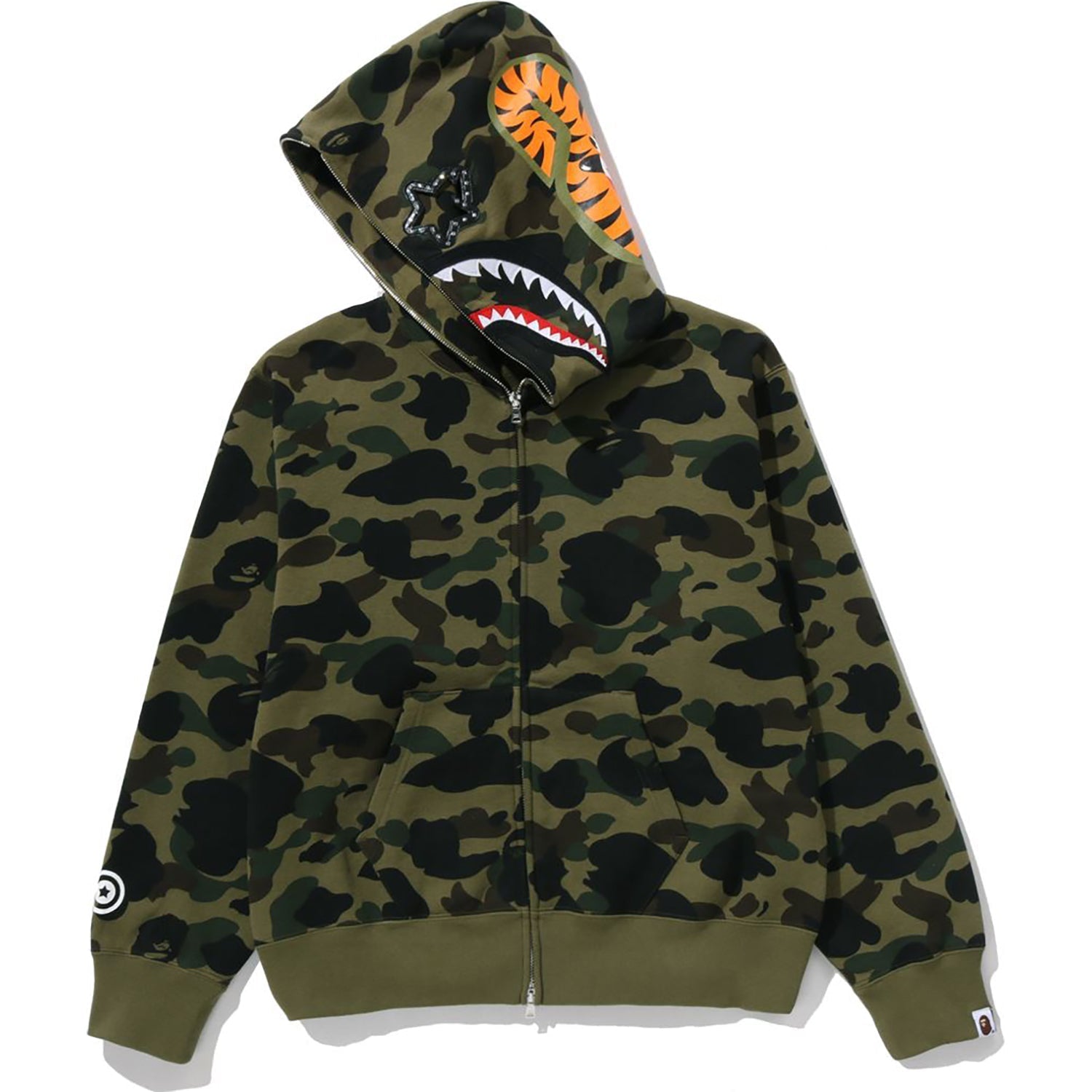 BAPE 1ST CAMO SHARK FULL ZIP HOODIE LADIES