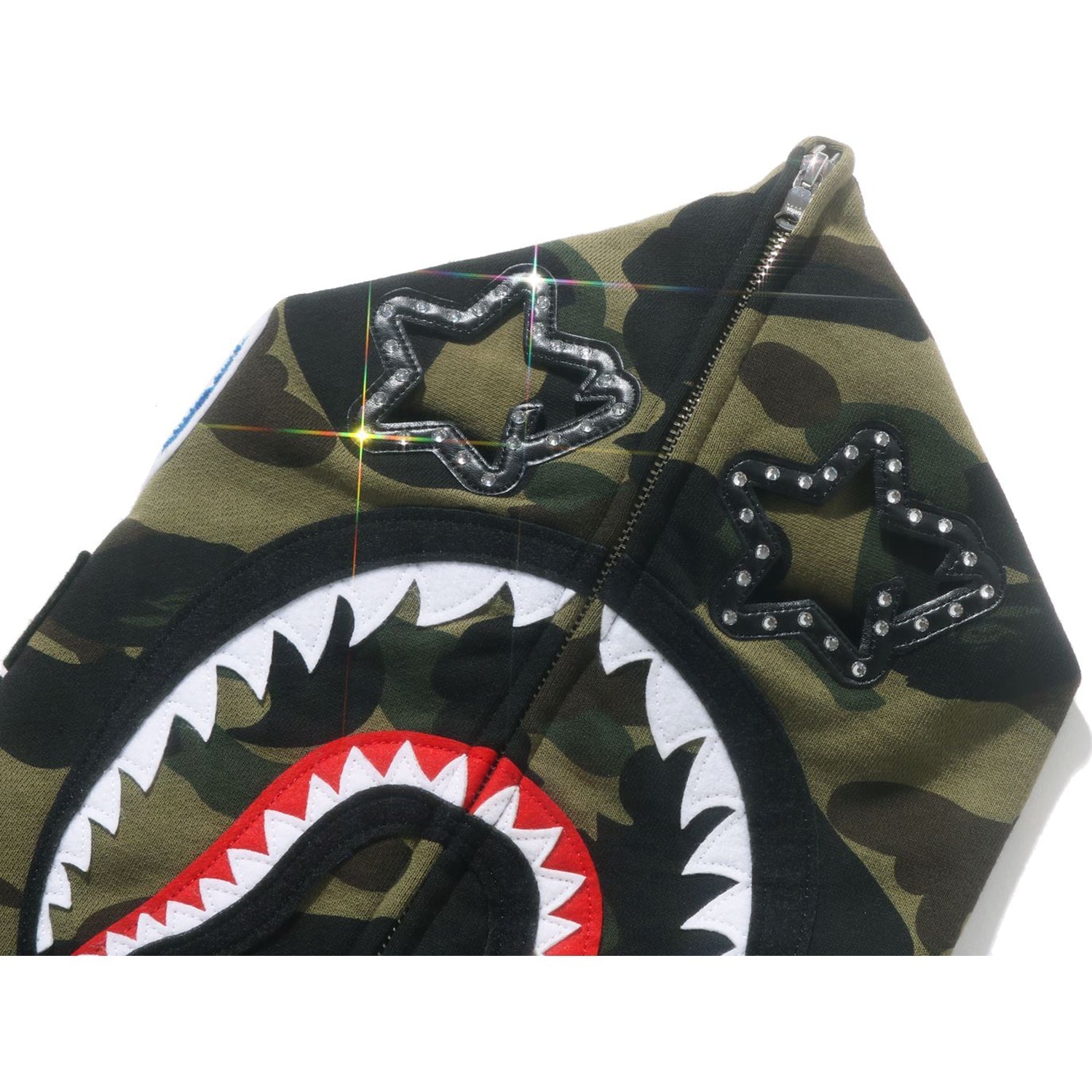 BAPE 1ST CAMO SHARK FULL ZIP HOODIE LADIES