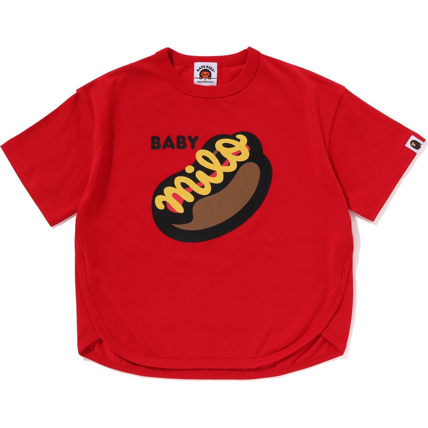 BAPE HOTDOG RELAXED MOTIF FIT TEE KIDS