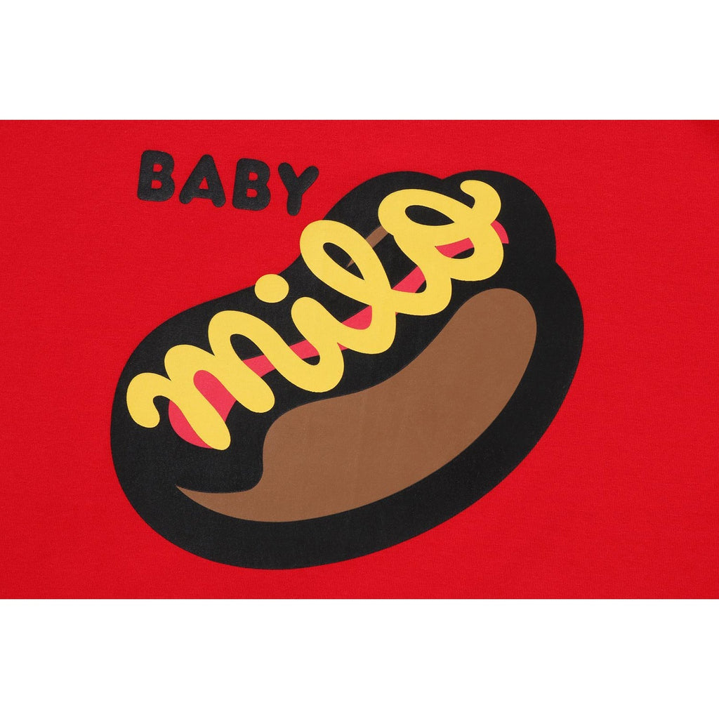 BAPE HOTDOG RELAXED MOTIF FIT TEE KIDS