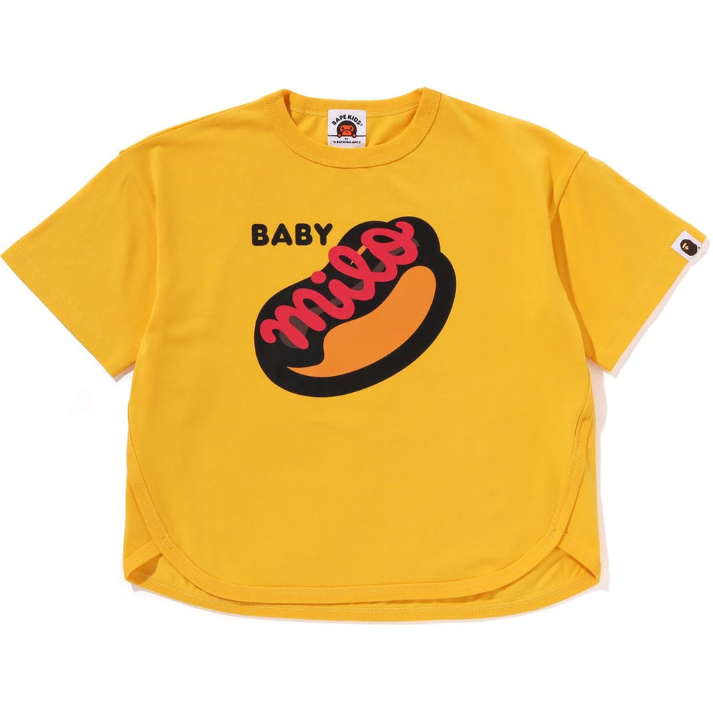 BAPE HOTDOG RELAXED MOTIF FIT TEE KIDS