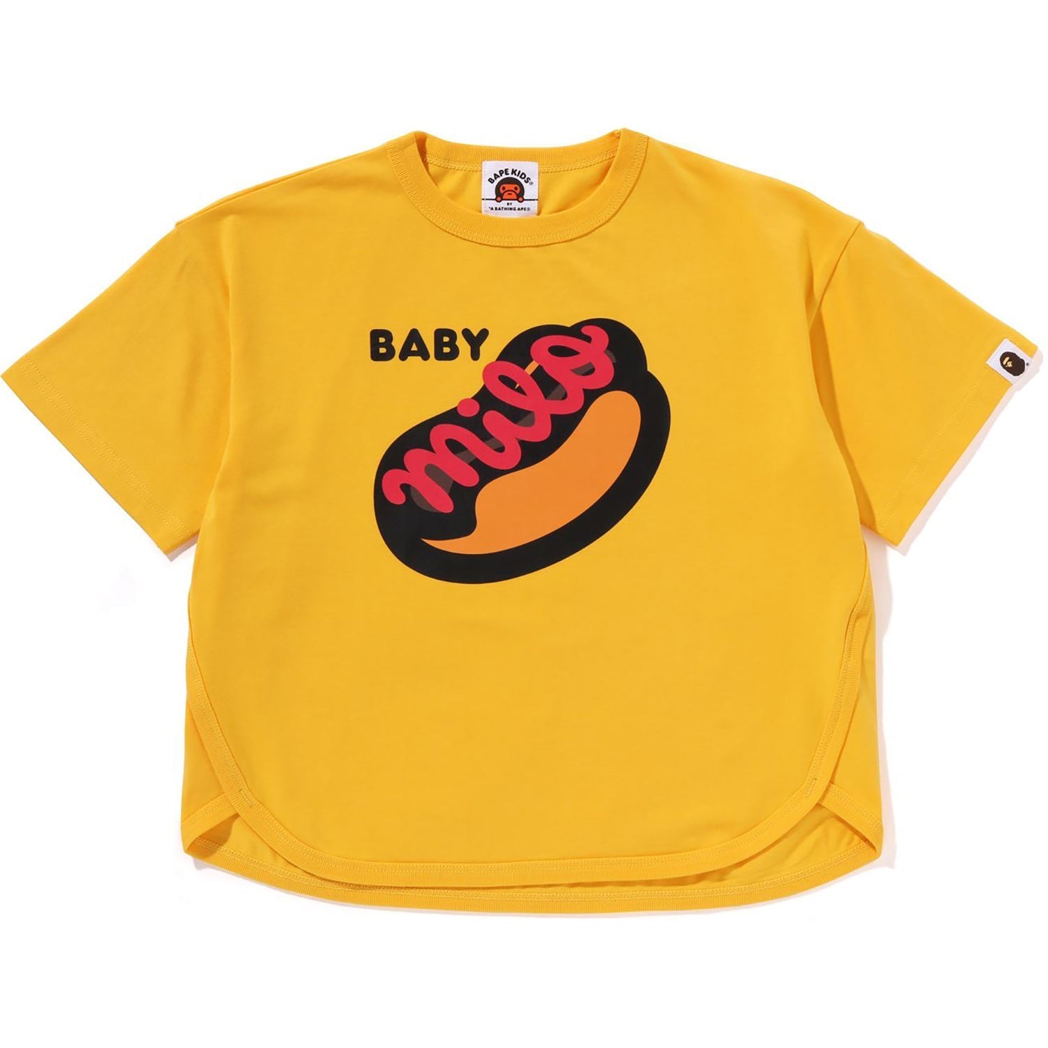 BAPE HOTDOG RELAXED MOTIF FIT TEE KIDS
