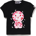 BAPE ABC SAKURA CAMO BABY MILO CROPPED TEE LADIES