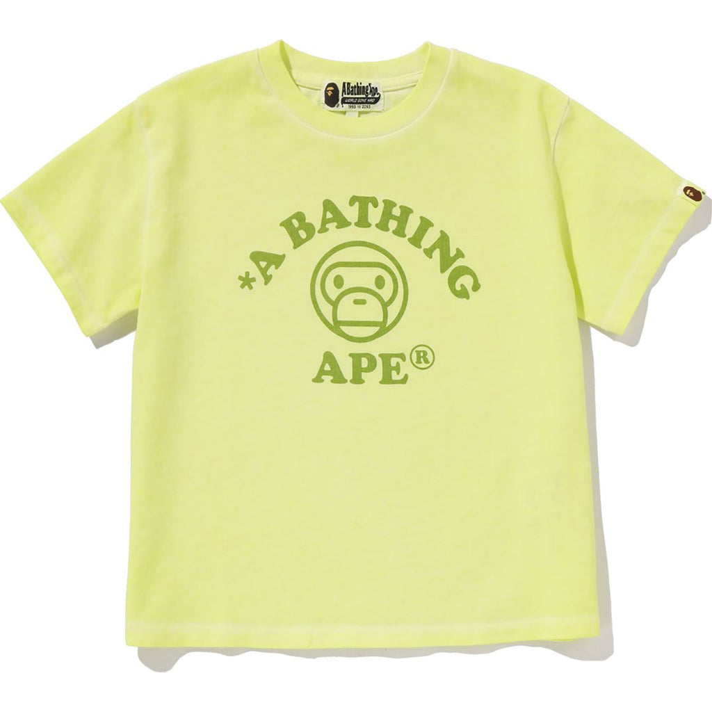 BAPE BABY MILO BLEACH DYE MINI TEE LADIES
