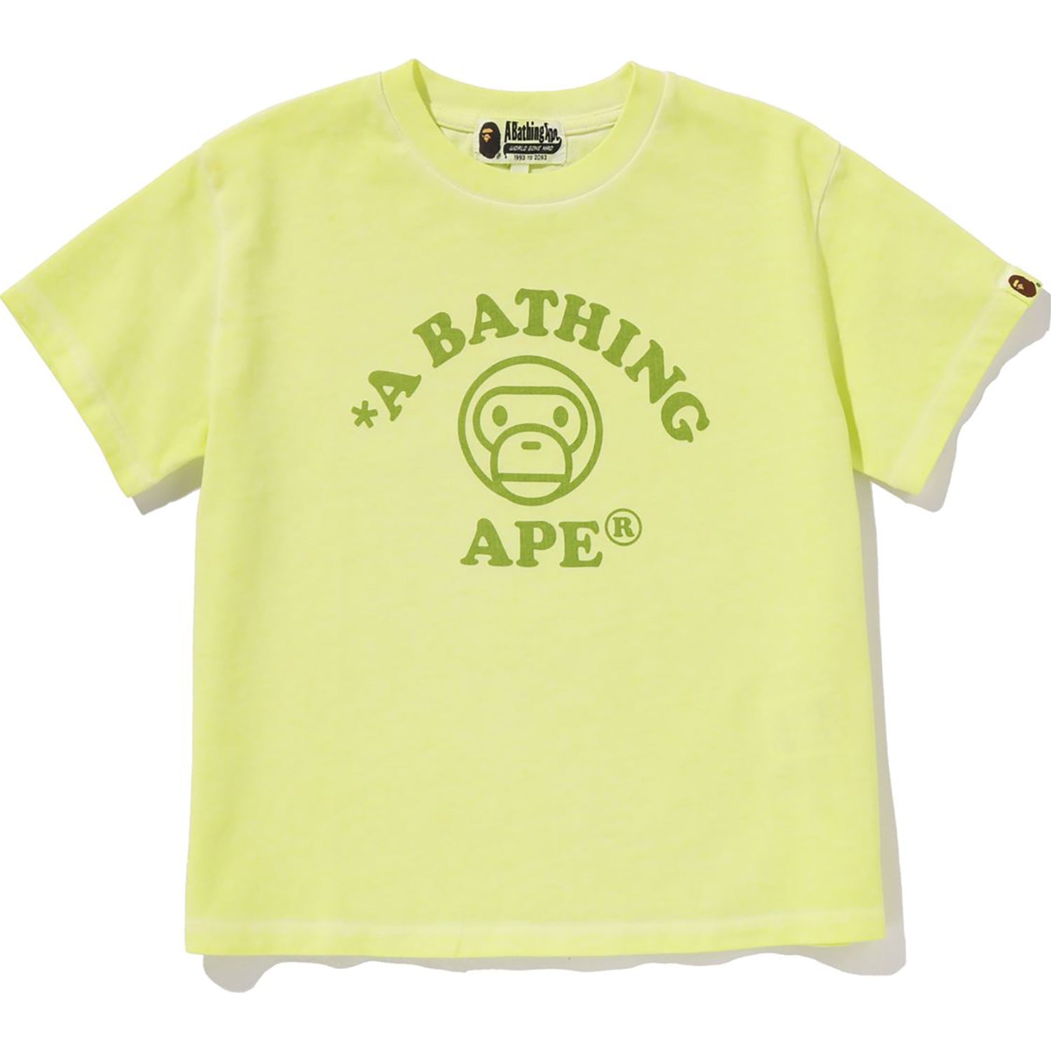BAPE BABY MILO BLEACH DYE MINI TEE LADIES
