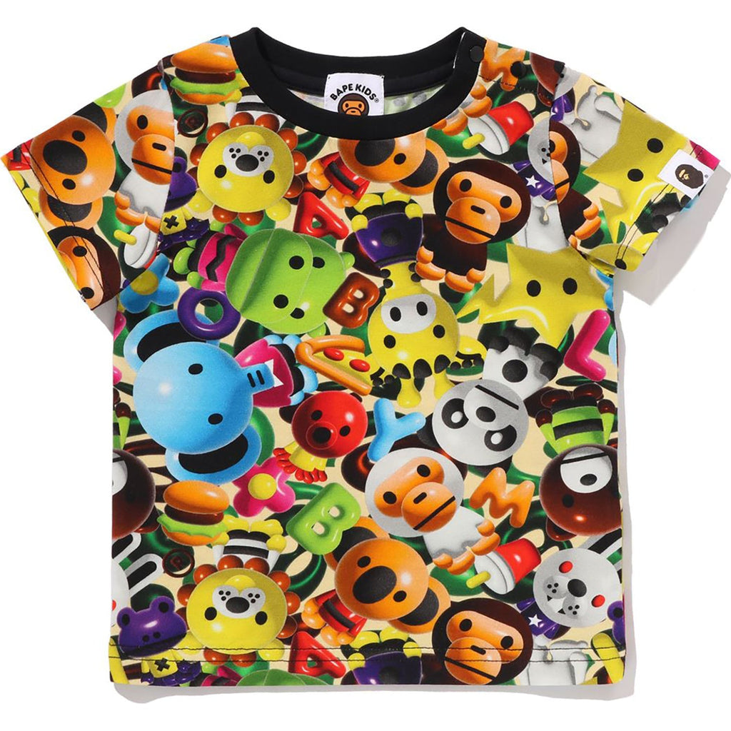 BAPE 3D MILO ALL FRIENDS TEE KB KIDS