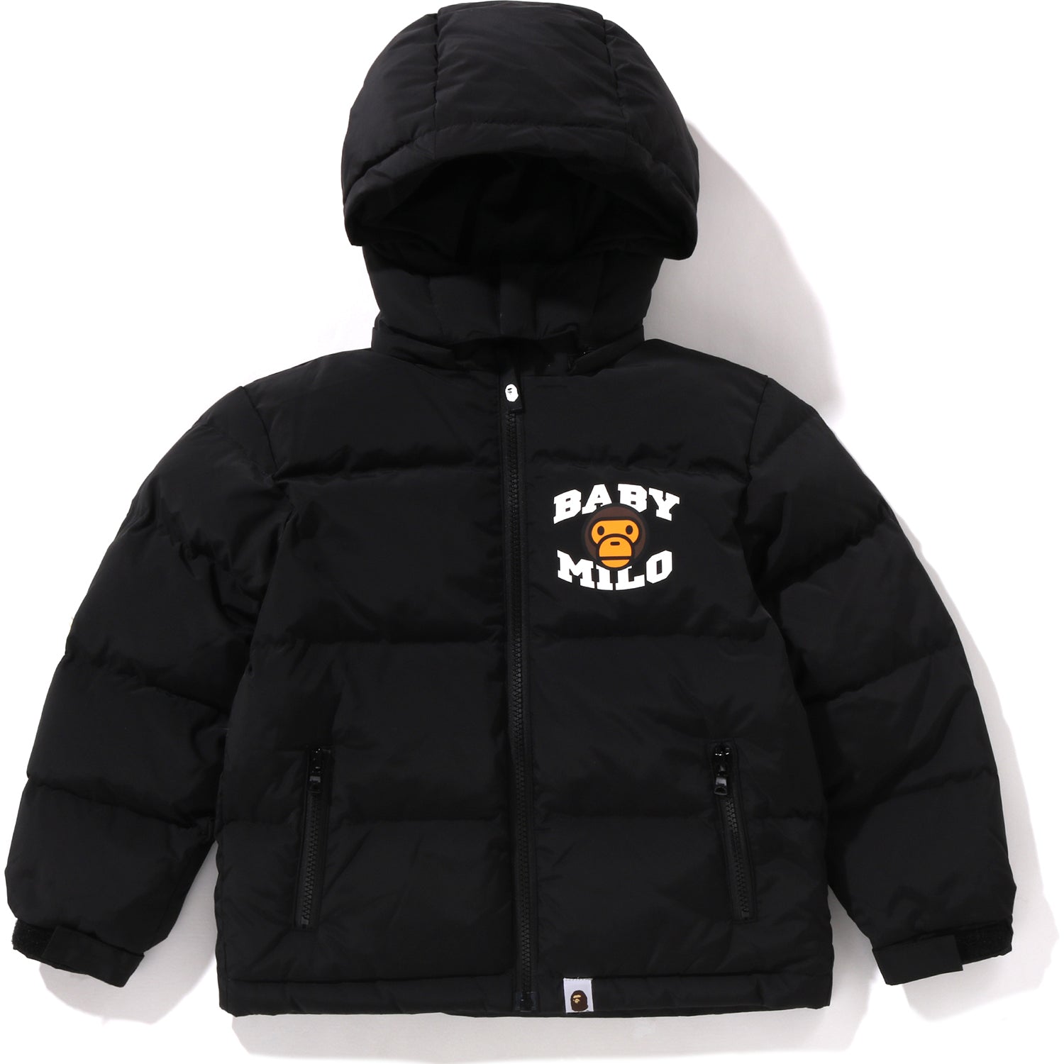 BAPE BABY MILO ZIP HOODIE DOWN JACKET KIDS