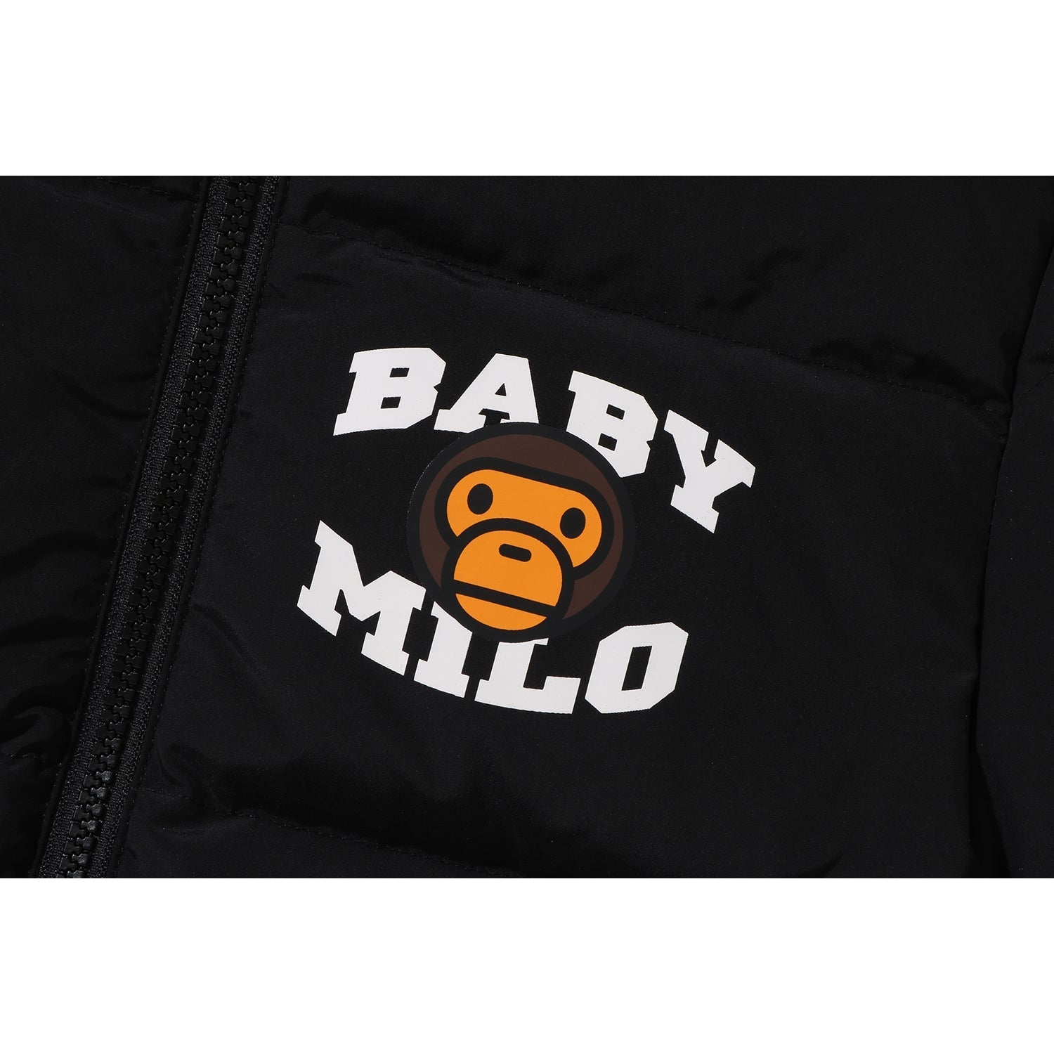BAPE BABY MILO ZIP HOODIE DOWN JACKET KIDS