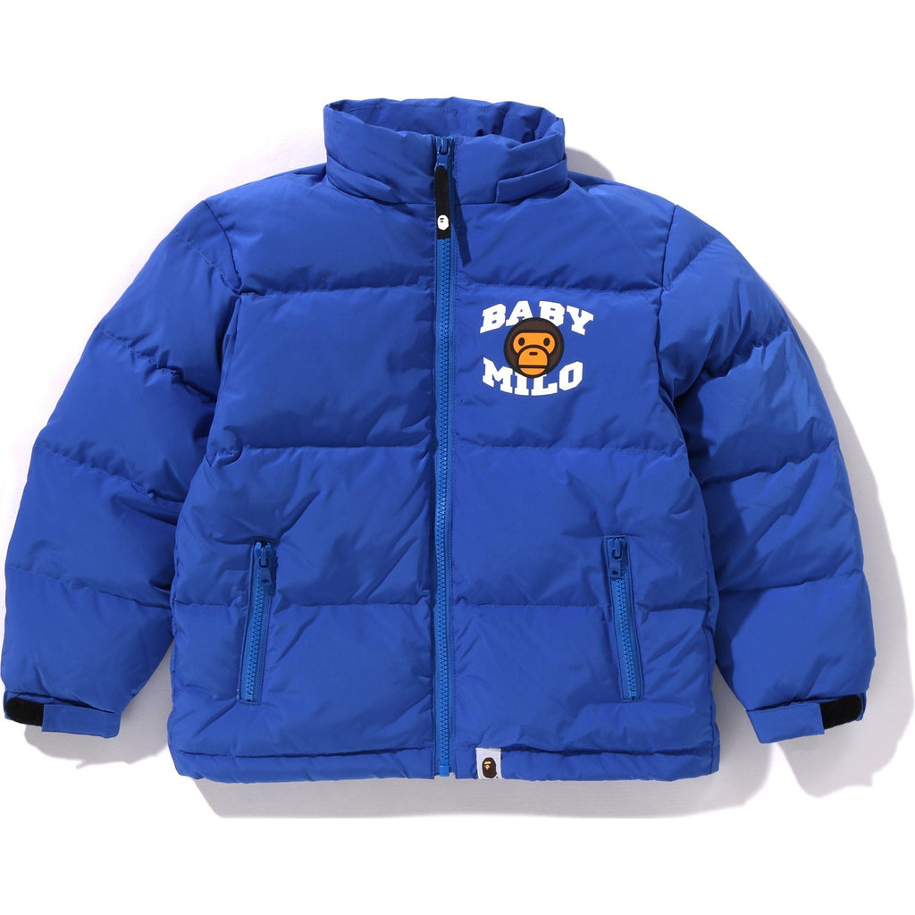 BAPE BABY MILO ZIP HOODIE DOWN JACKET KIDS