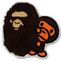 BAPE APE HEAD & BABY MILO RUG MAT