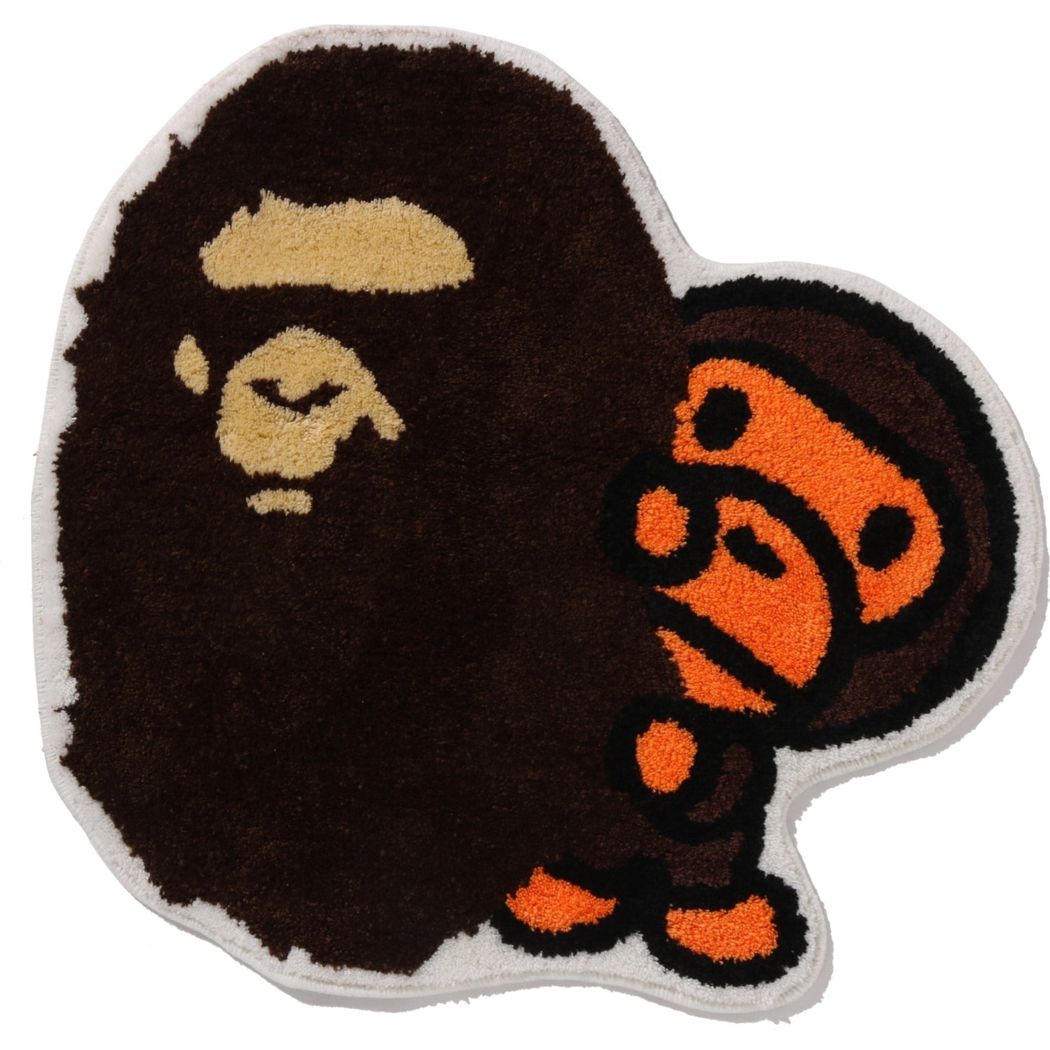 BAPE APE HEAD & BABY MILO RUG MAT