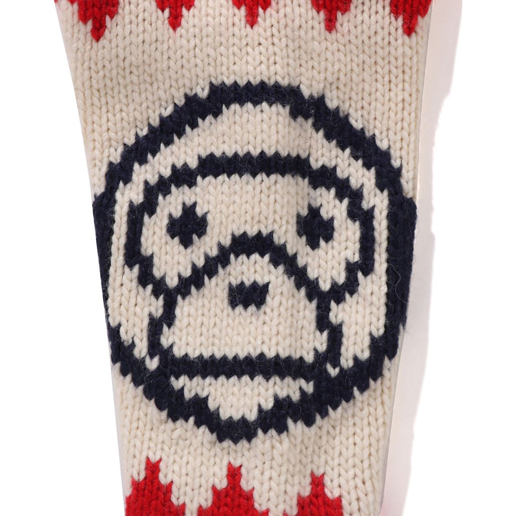 BAPE BABY MILO WOOL MIX COWICHAN CARDIGAN KIDS