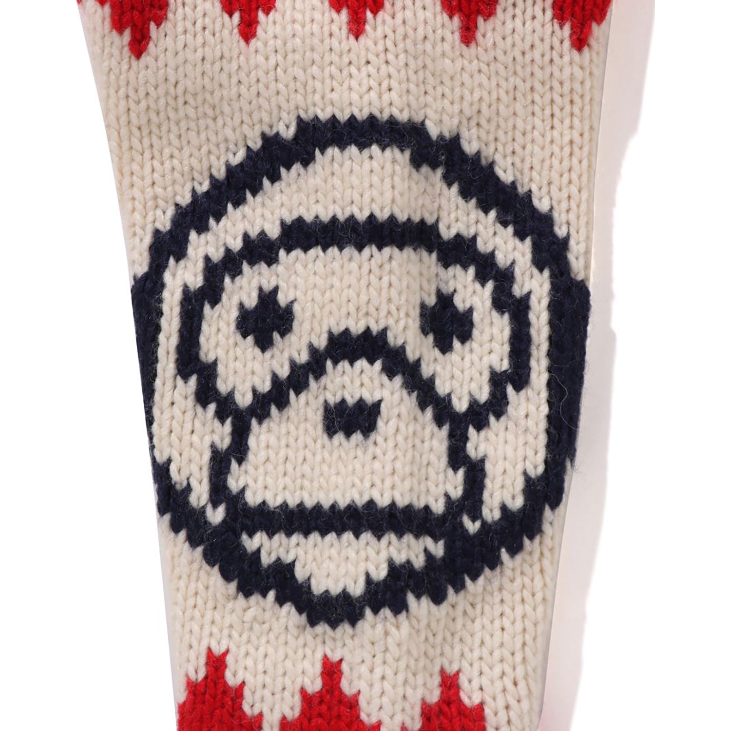 BAPE BABY MILO WOOL MIX COWICHAN CARDIGAN KIDS