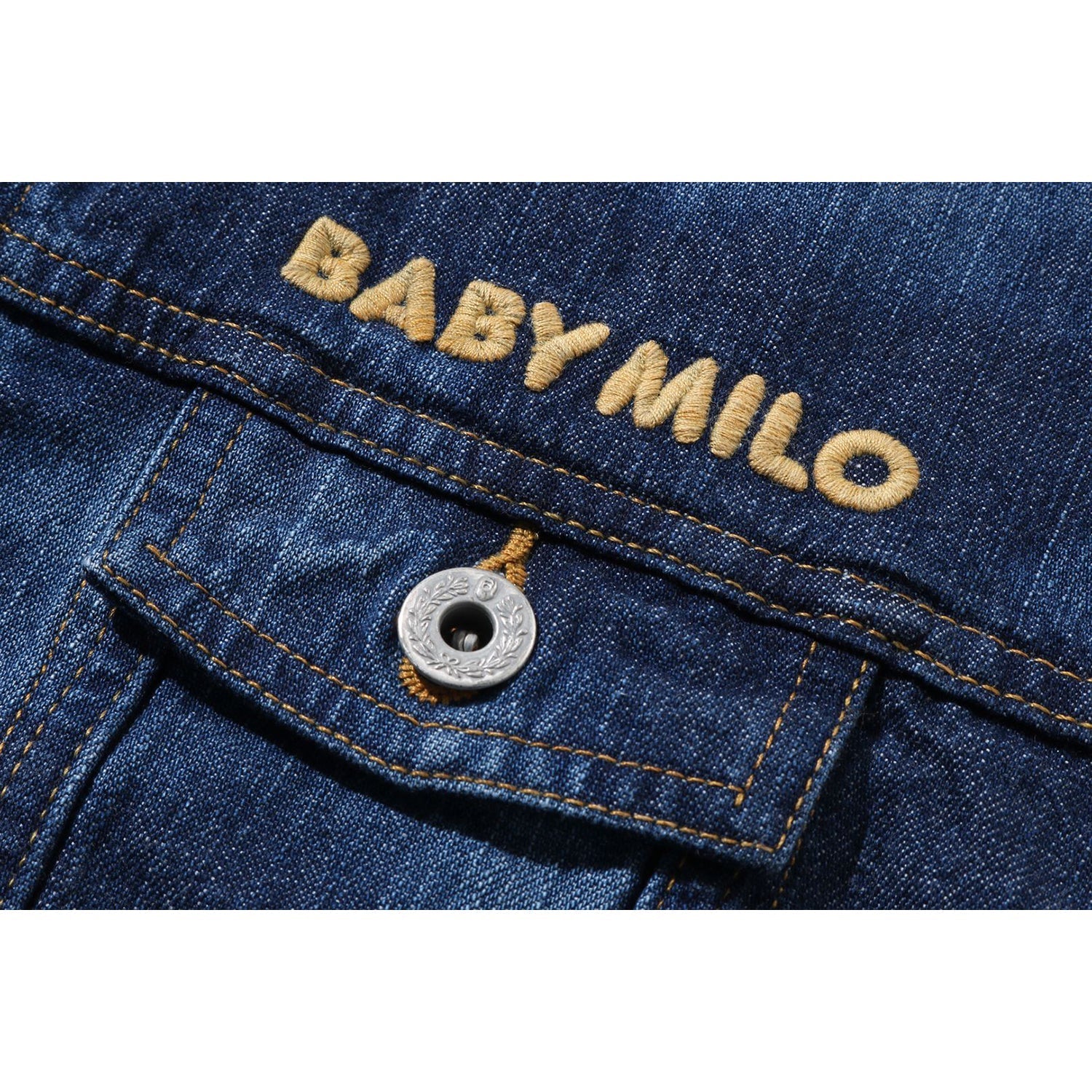 BAPE MILO HIGH TONE BLEACH LOOSE FIT 10OZ DENIM JACKET KIDS