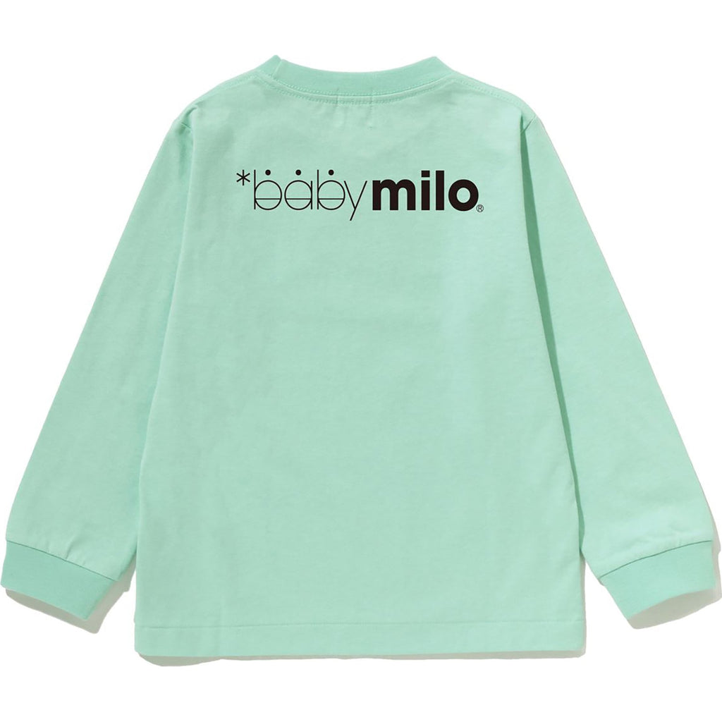 BAPE WINKING MILO FACE LS TEE KIDS