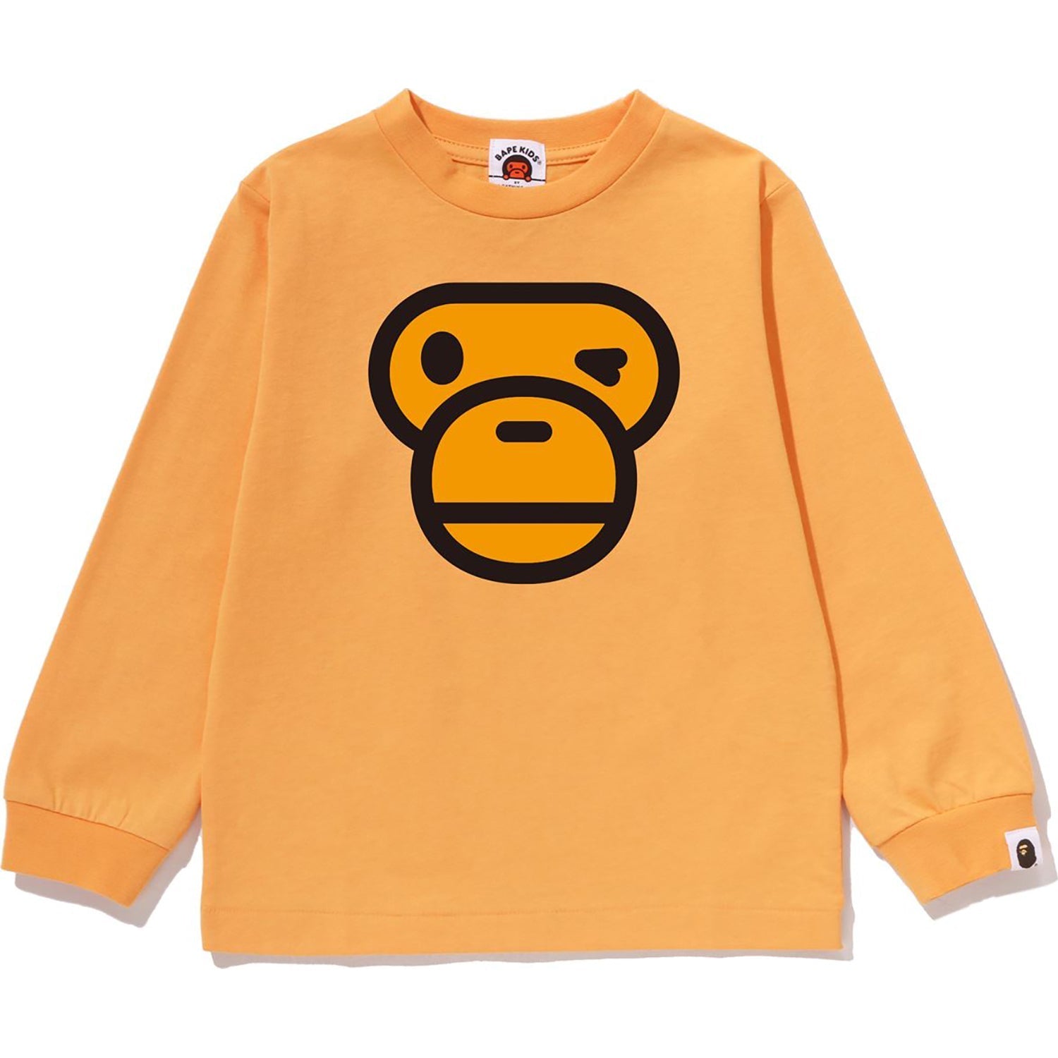 BAPE WINKING MILO FACE LS TEE KIDS