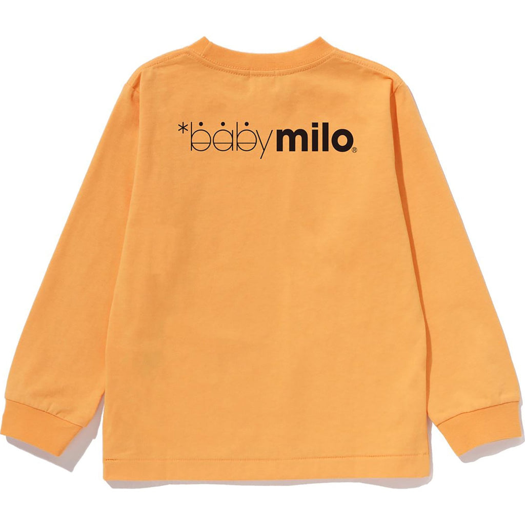 BAPE WINKING MILO FACE LS TEE KIDS